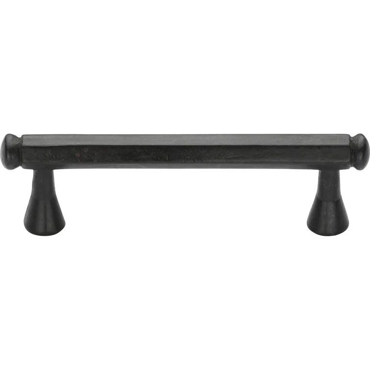 Dark Bronze Modern Cabinet Pull Bar with Mounting Hardware