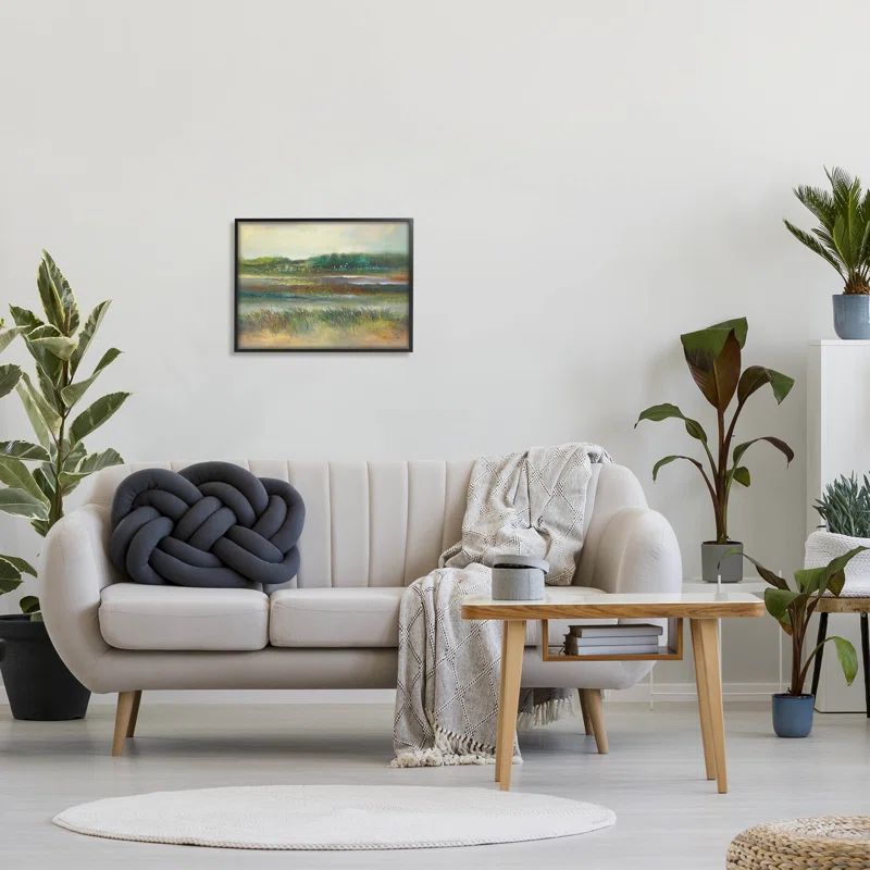 Calming Countryside Landscape Wrapped Canvas Wall Art