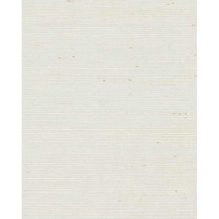 White Self-Adhesive Grasscloth Peel and Stick Wallpaper