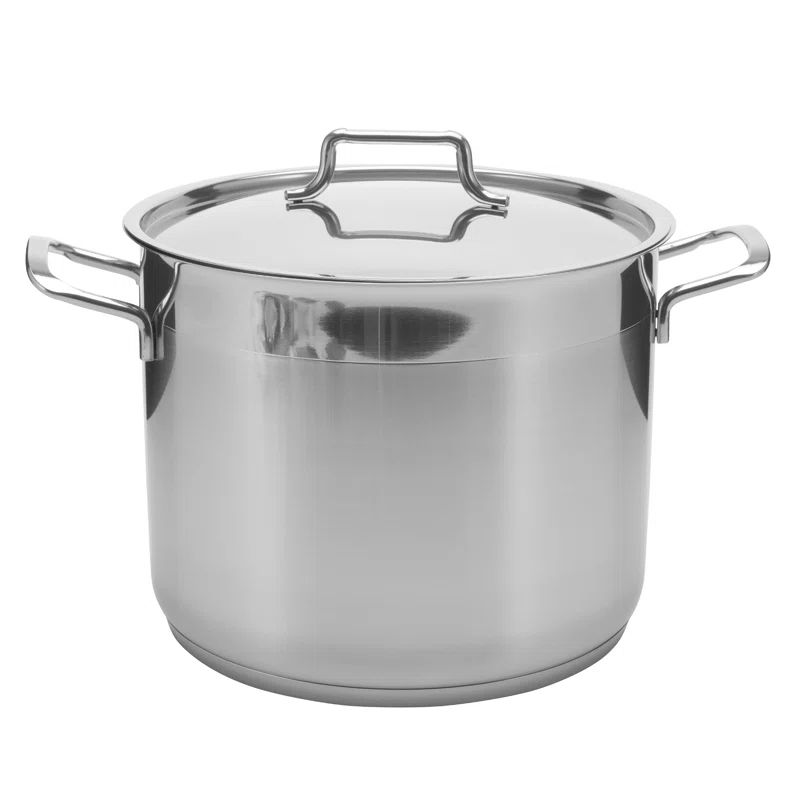 11 Quart Stainless Steel Stock Pot with Lid