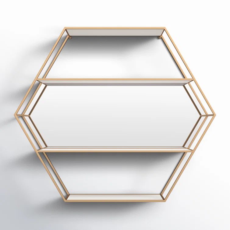 Celestia 3 Piece Hexagon Accent Shelf