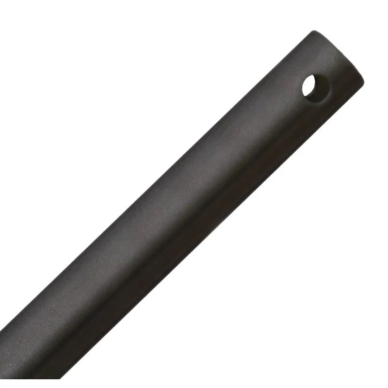 Matte Black 12" Ceiling Fan Downrod