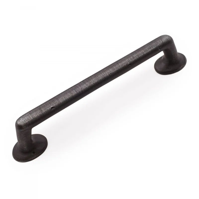 Distressed Nickel 6-Inch Bar Pull with Mounting Hardware