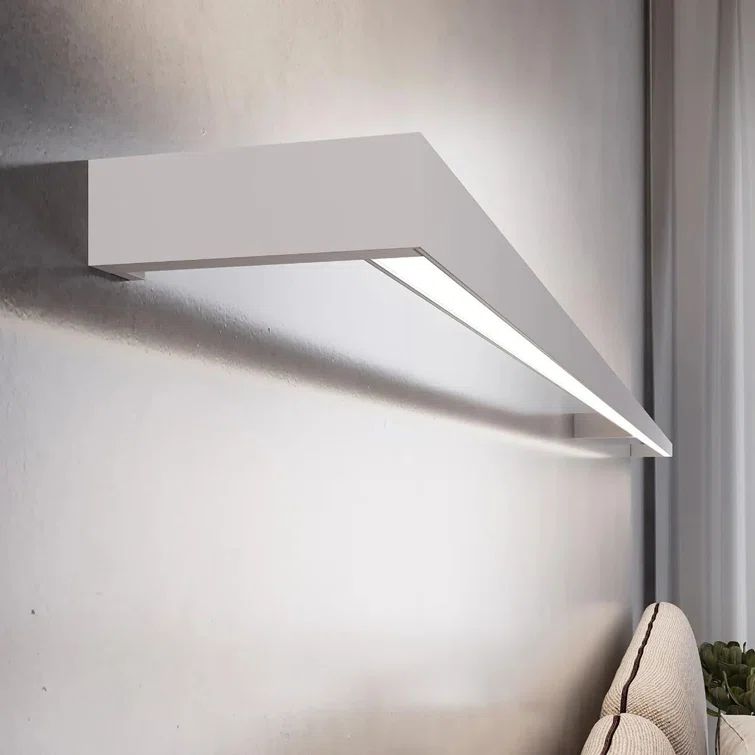 Bright Satin Aluminum Thin-Line 48" LED Sconce