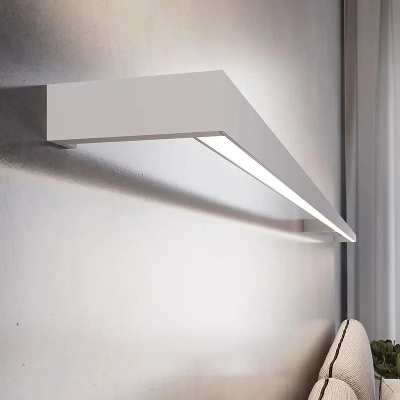 Bright Satin Aluminum Thin-Line 48" LED Sconce