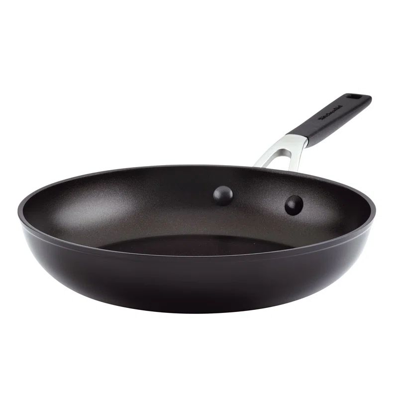 10-Inch Onyx Black Aluminum Nonstick Frying Pan