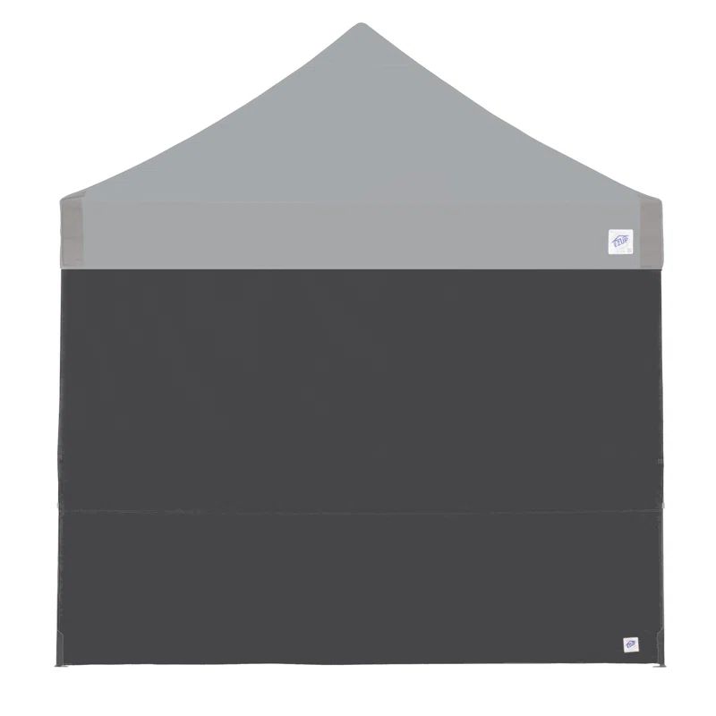 Gray 10' Straight Leg Canopy Sidewall with Truss Clips