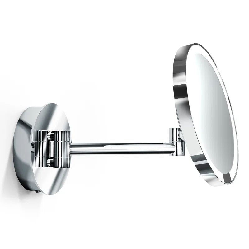 Polished Chrome 7.3'' LED Magnifying Wall Mirror