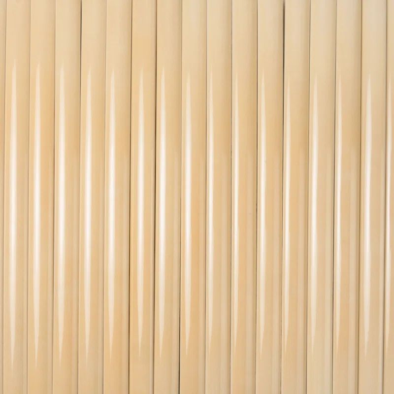 Silken Beige Glossy Ceramic Pencil Tile Trim Set