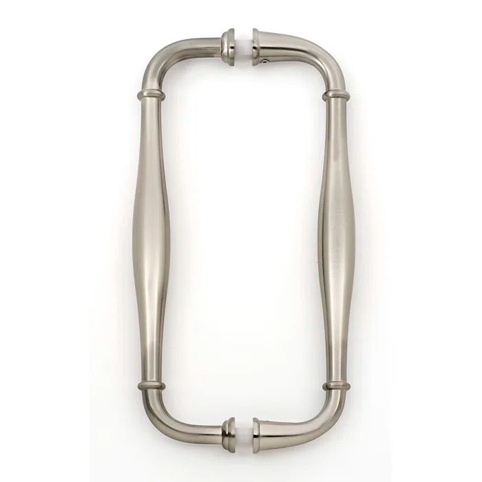 Satin Nickel 8" Brushed Appliance Pull with Mounting Hardware