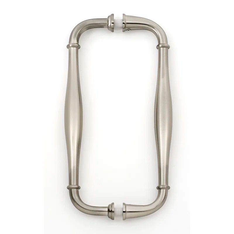 Satin Nickel 8" Brushed Appliance Pull with Mounting Hardware