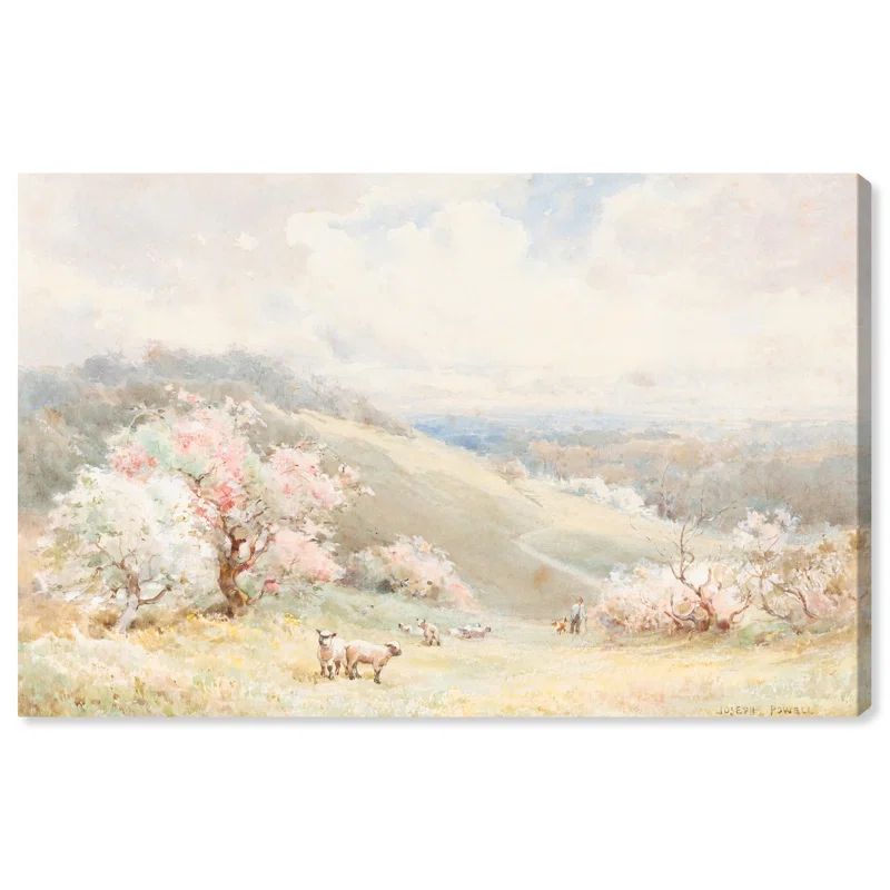 Joseph Rubens Powell Spring Wrapped Canvas Landscape Art Print