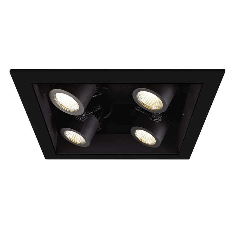 Precision Black Aluminum 18.5" LED Energy Star Indoor/Outdoor Spotlight Kit