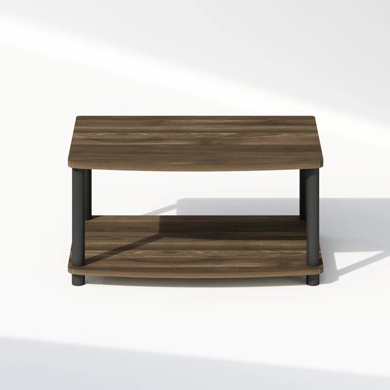 Columbia Walnut and Black 2-Tier Printer Stand