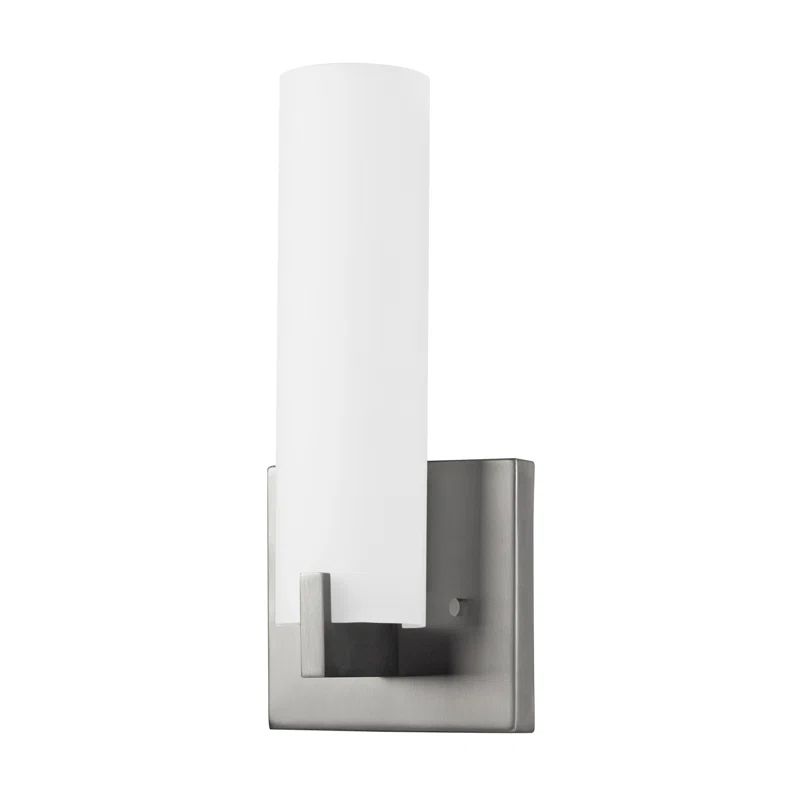 Sleek Brushed Nickel LED Wall Sconce with Dimmable Energy Star