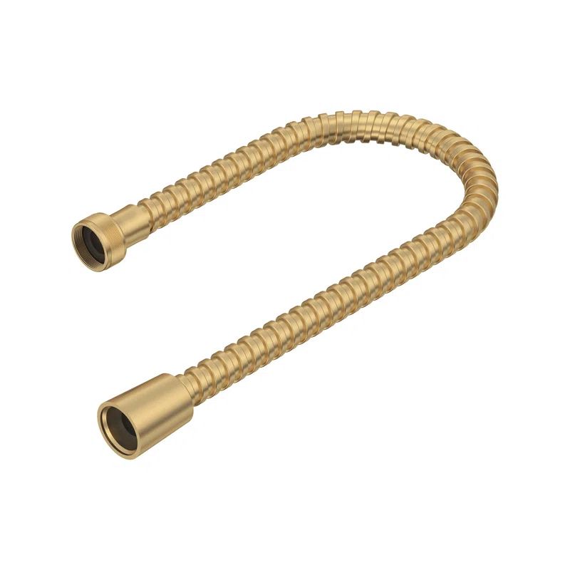 Brushed Gold 59-Inch Metal Shower Hose