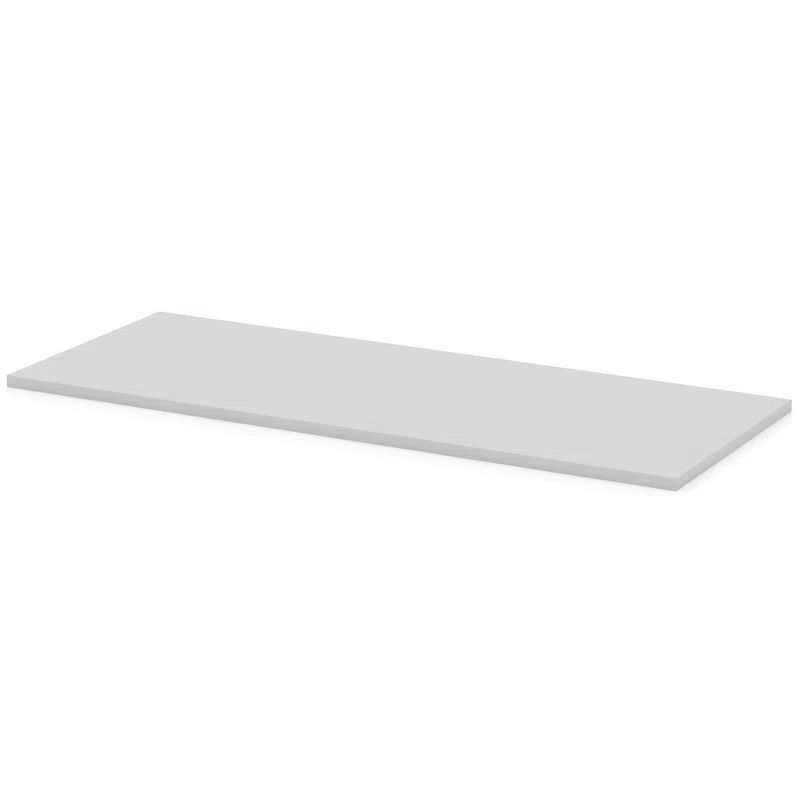 Modern 60" Gray Melamine Particleboard Rectangular Table Top
