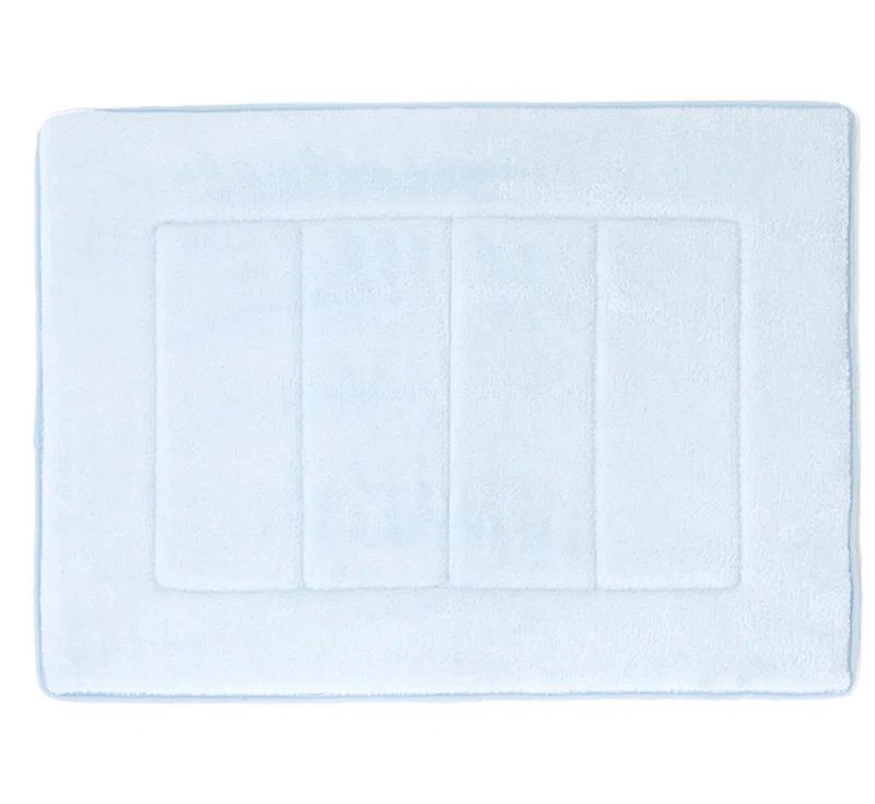 Sky Blue Ultra-Soft Memory Foam Bath Rug