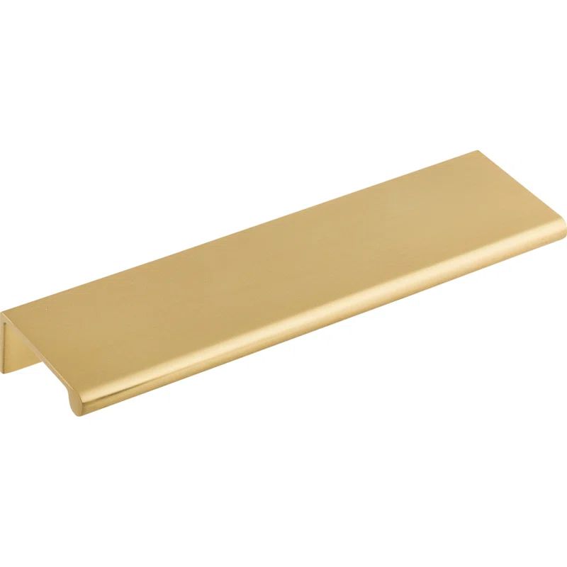 Europa 6 Inch Polished Bronze Finger Cabinet Pull