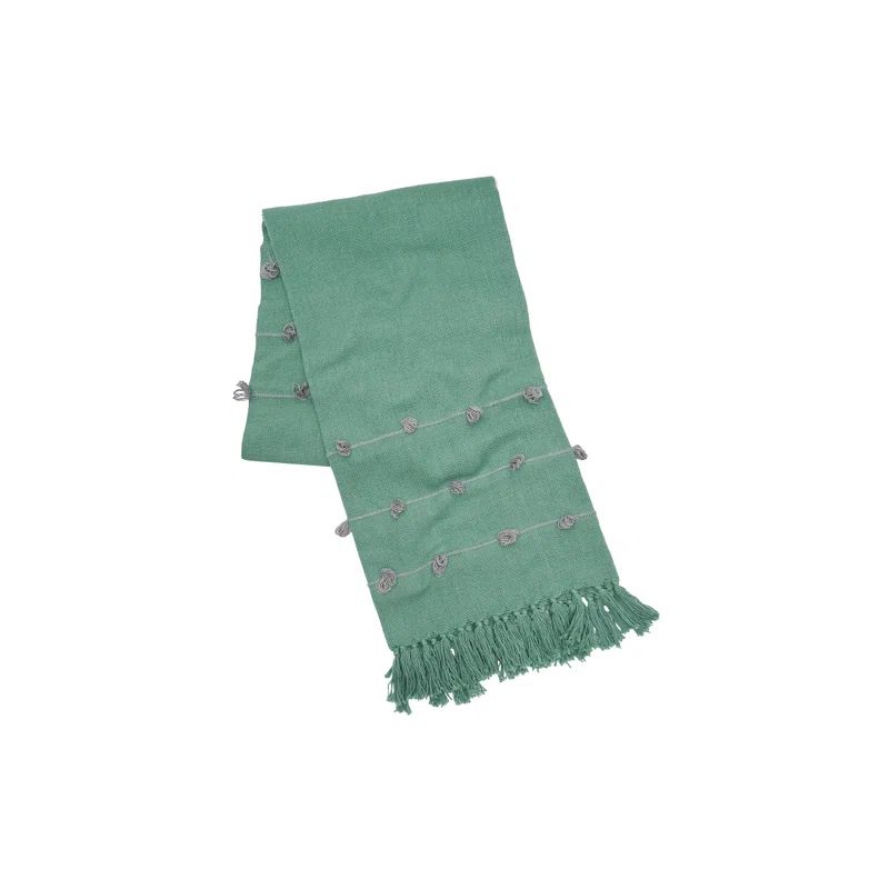 Tabb Surf & Boulder 50" Cotton Throw Blanket