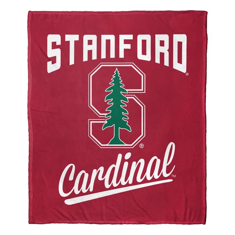 Stanford Cardinal Red Silk Touch Throw Blanket