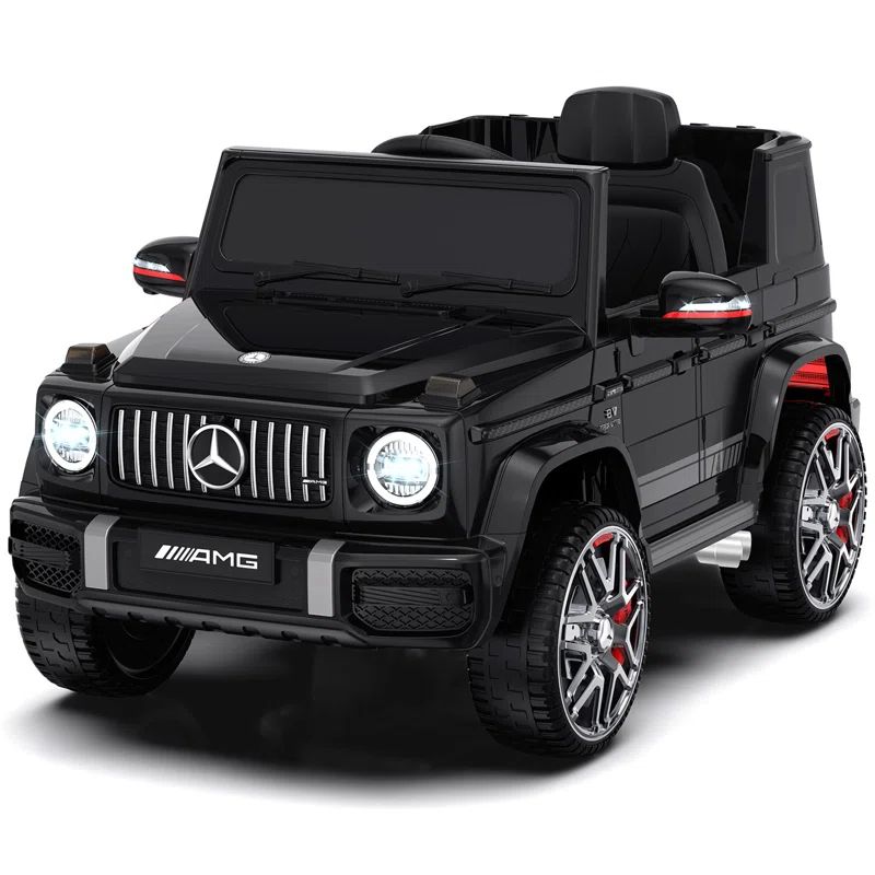 Black 24V Mercedes-Benz G63 Kids Ride-On Car with Remote Control