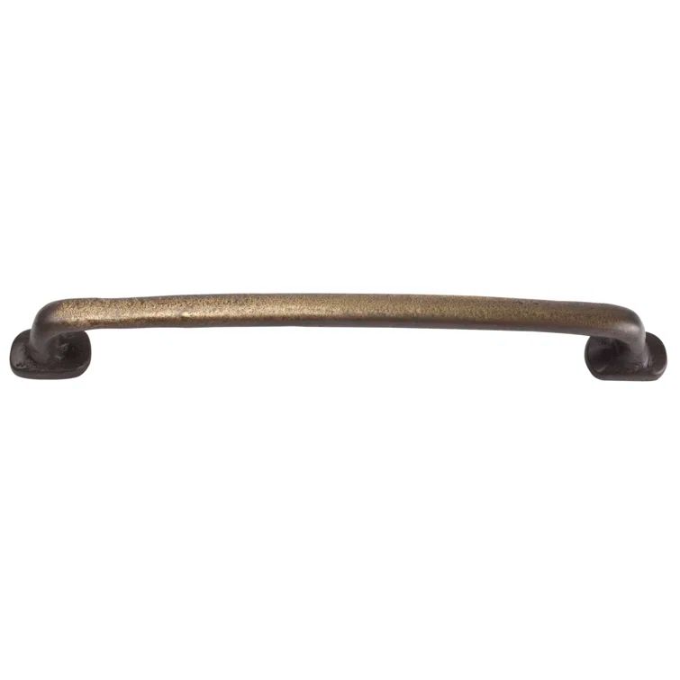 Antique Bronze Rustic Bar Handle with Mounting Hardware