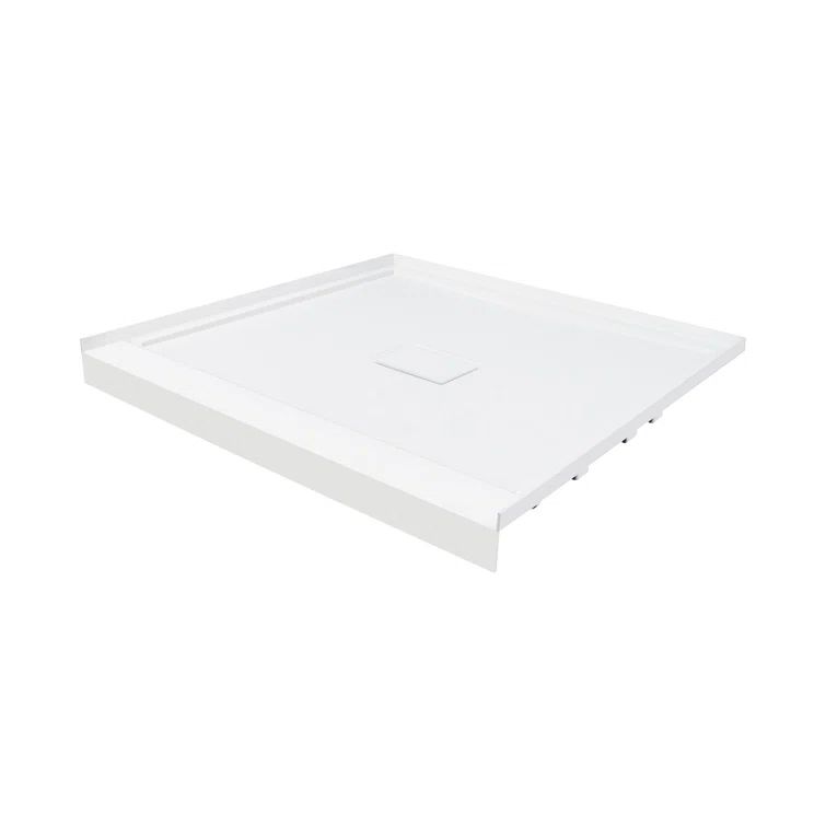 White 36'' x 36'' Low Threshold Square Shower Base