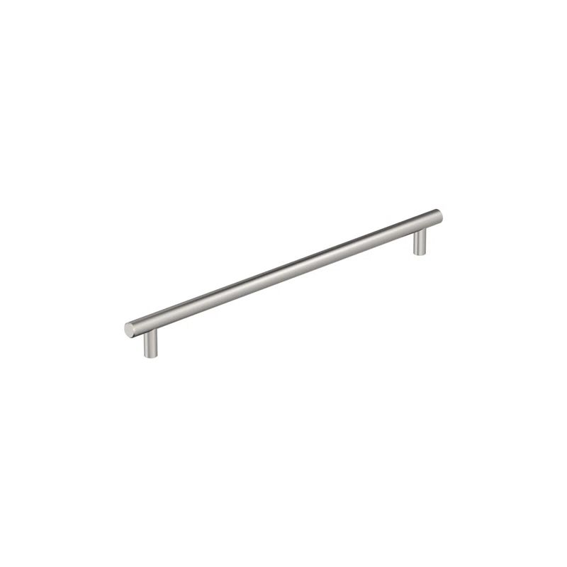 Sterling Nickel 18 inch Modern Bar Pull with Mounting Hardware