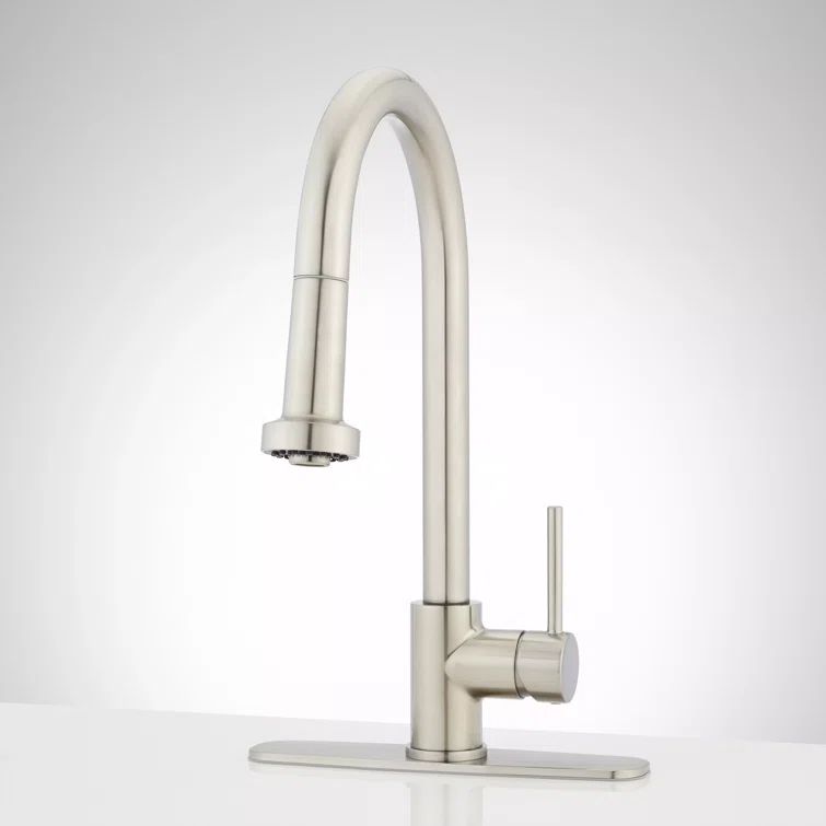 Stainless Steel Single Handle Pull-Down Kitchen Faucet