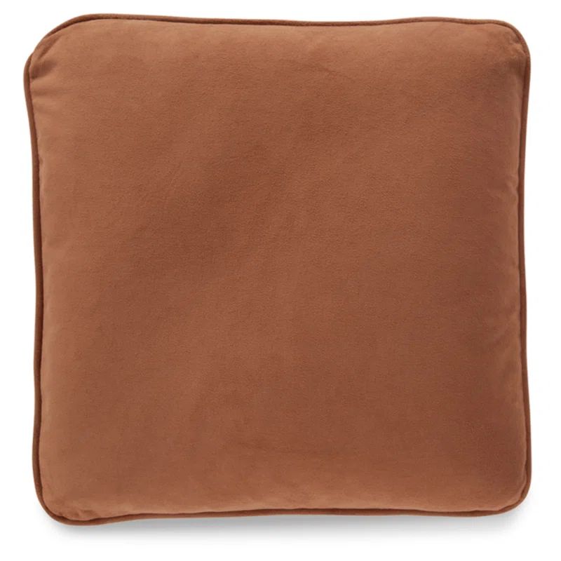 Spice Velvet 20" Square Nursery Pillow
