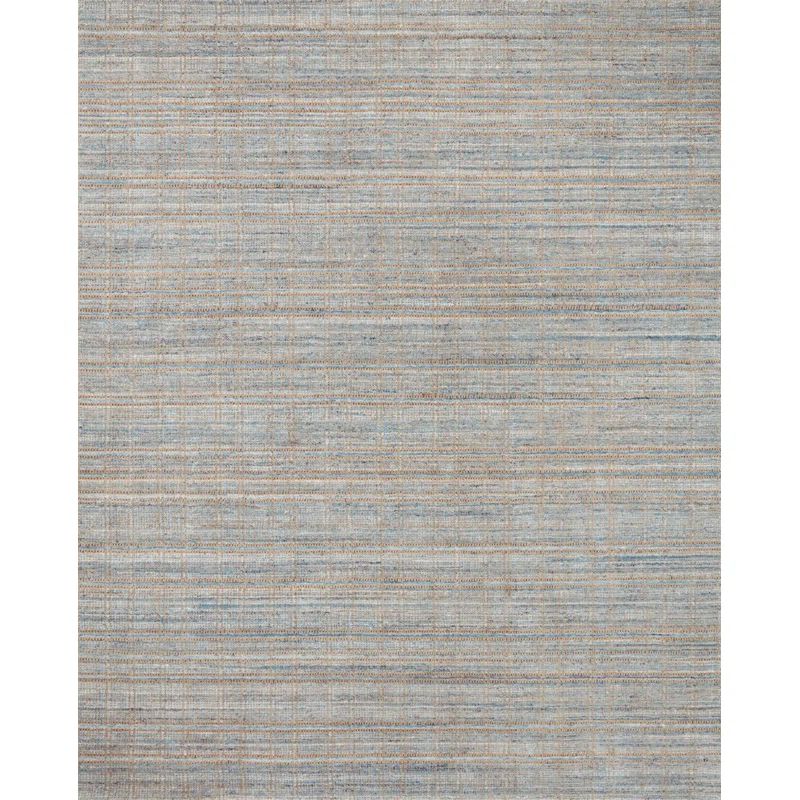 Handmade Jamie Natural Sky Synthetic Rectangular Rug - 9'6" x 13'6"