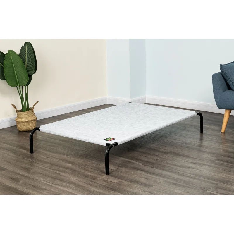 X-Large Light Gray Elevated Outdoor Orthopedic Pet Bed