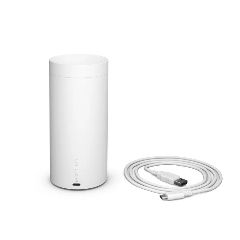 White Ultrasonic Battery-Powered Electric Aroma Diffuser