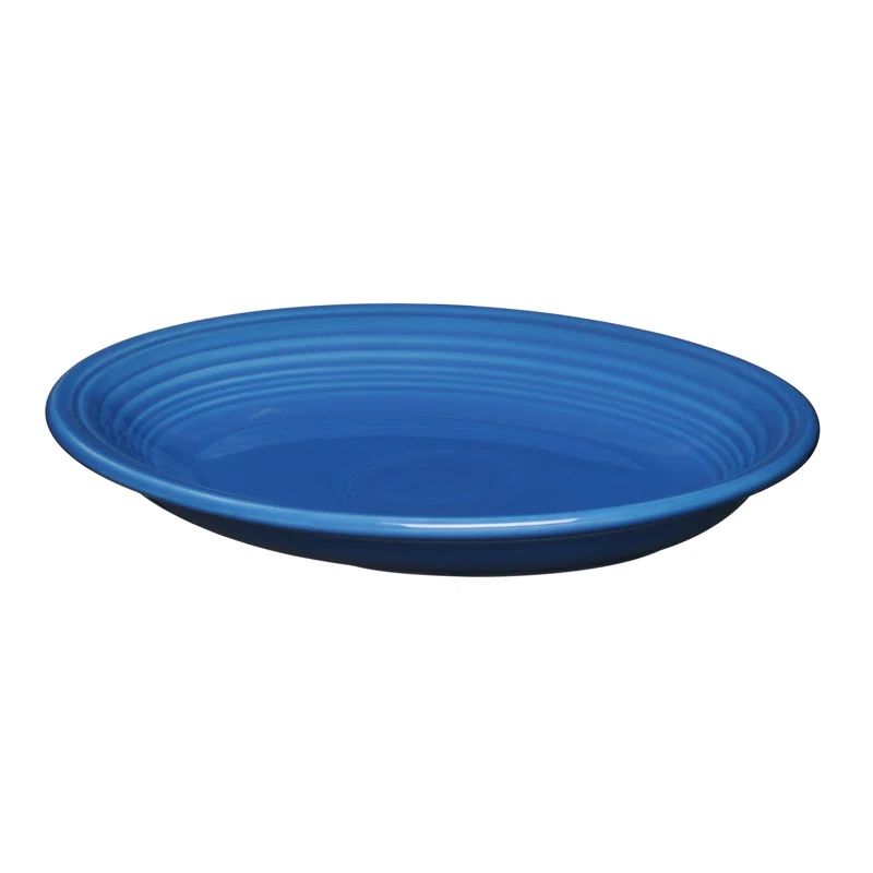 White Oval Ceramic Fiesta Serveware Platter
