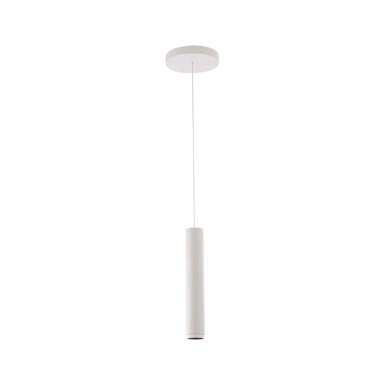 Silo Slim 13.5" White Aluminum LED Pendant with Adjustable Beam