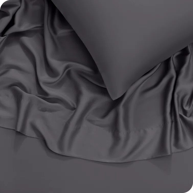 Twin Forged Iron Grey Cotton Deep Pocket Sheet Set