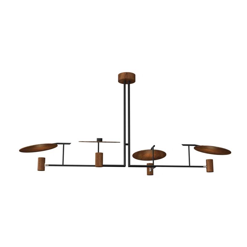 Imbuia Matte Black Indoor/Outdoor LED Chandelier