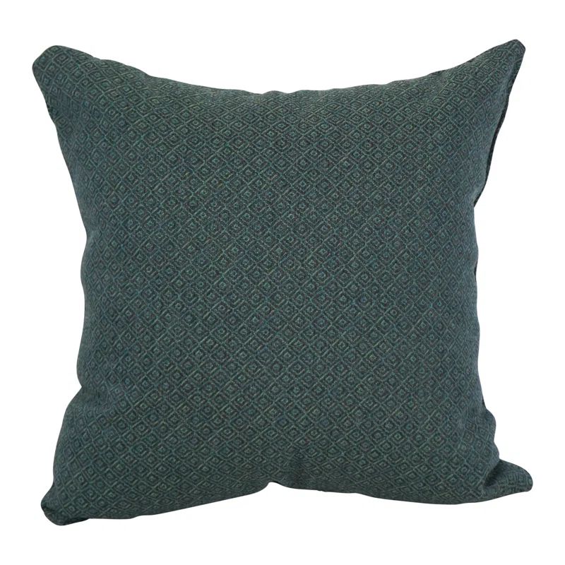 Hazeltsb Bluegr 17" Round Jacquard Throw Pillow