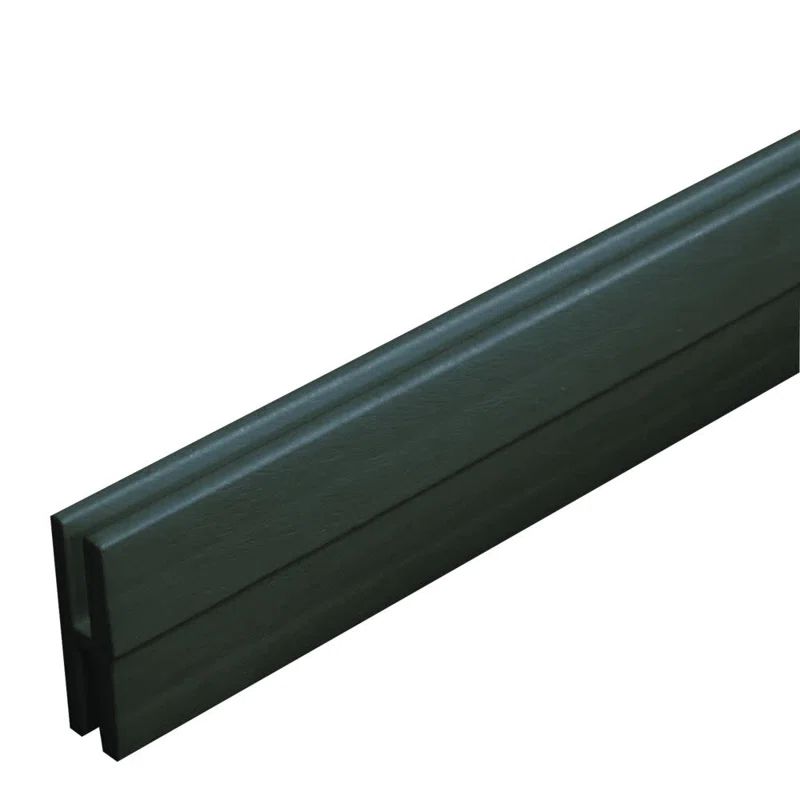 Woodland Green Vinyl Lattice Divider Moulding 4-ft x 1-in