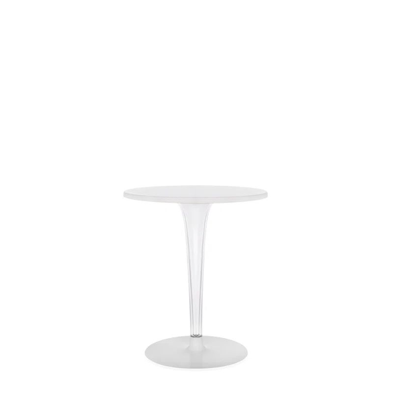 Starck Dr. Yes 24" White Melamine Round Coffee Table