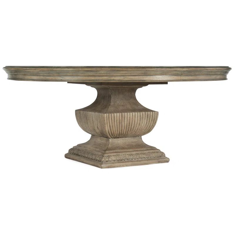 Castella Antique Slate 72" Reclaimed Wood Round Dining Table