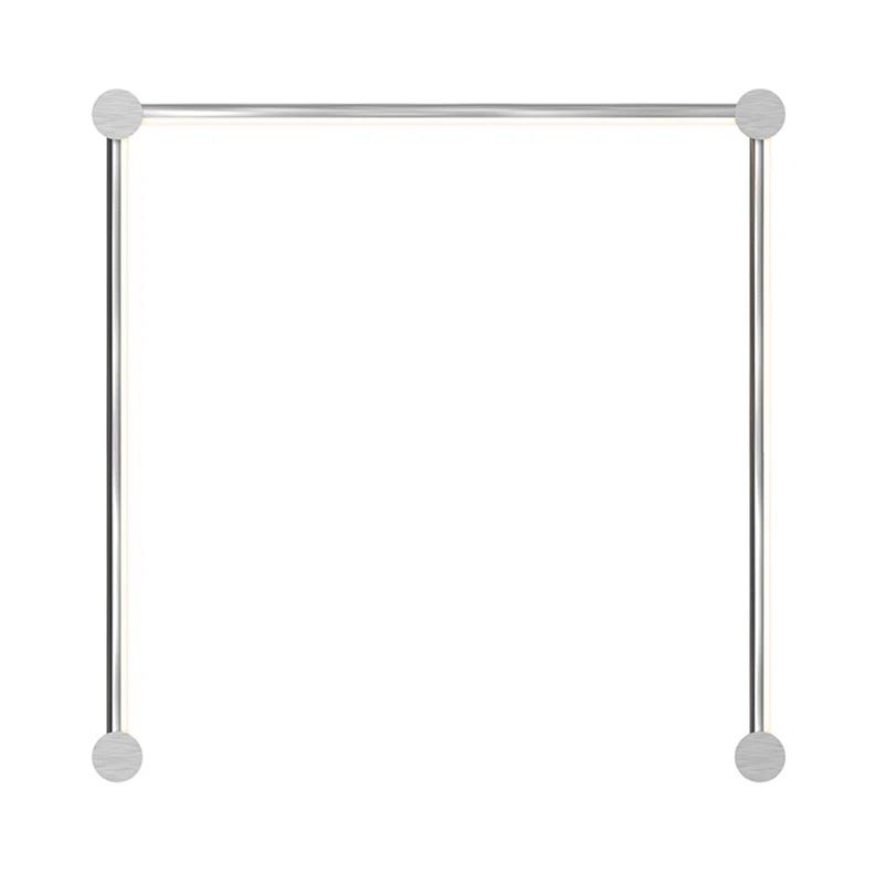 Purolinear 360 Dimmable Chrome LED Sconce, 24.75"