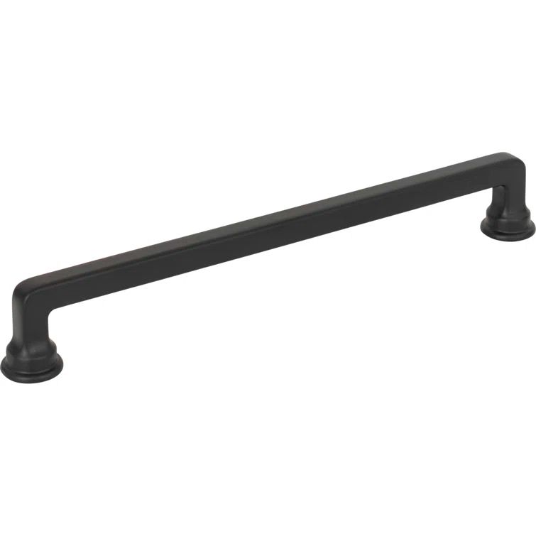Matte Black Zinc 7 9/16" Bar Pull Handle