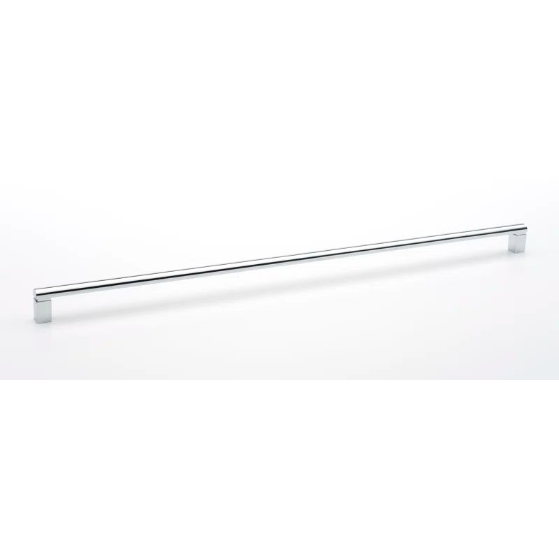 Polished Chrome 18'' Modern Bar Pull with Mounting Hardware