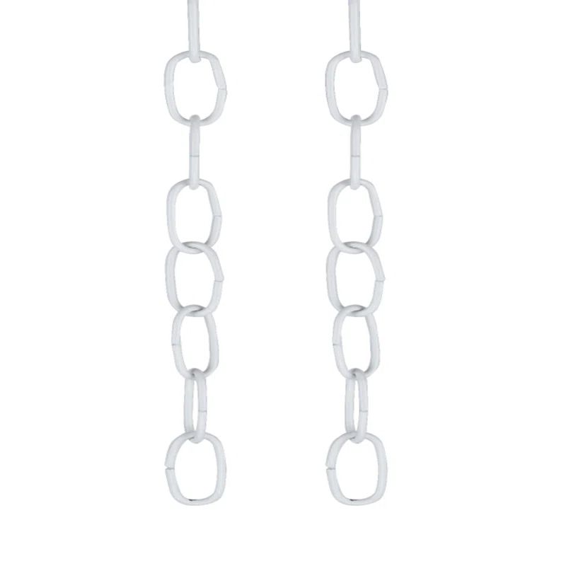 White Metal Decorative Light Fixture Chain Set