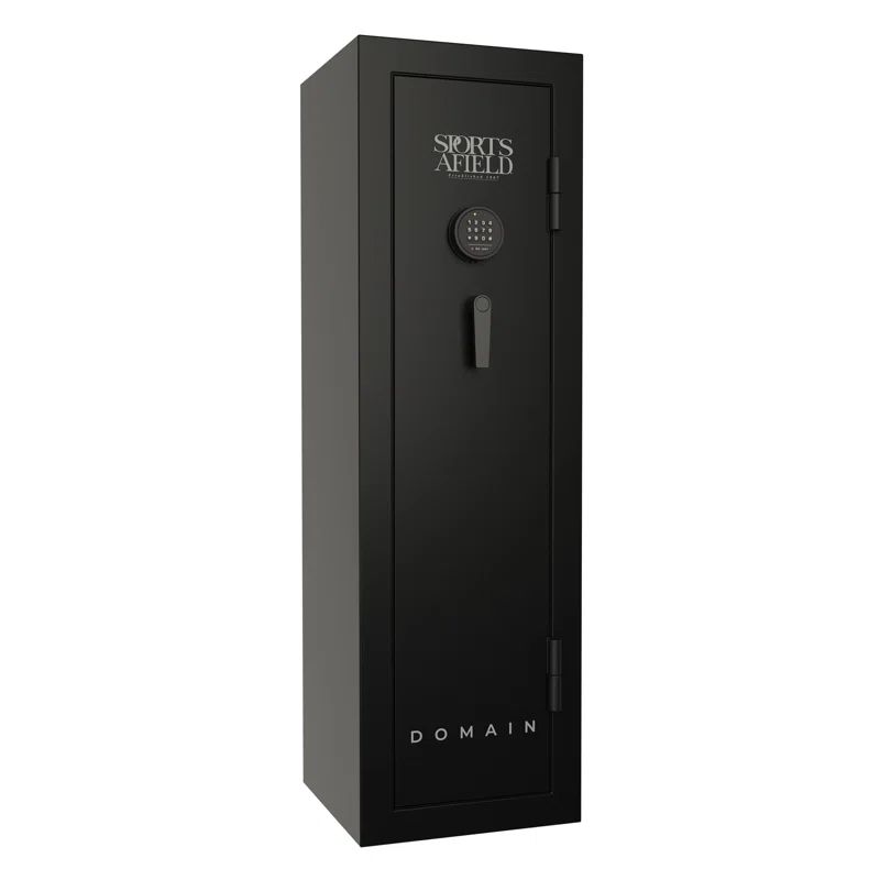Black Fireproof Digital Gun Safe with Dual Lock System