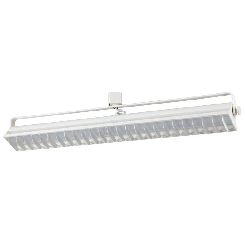 White Integrated LED Wall Wash Track Light Fixture