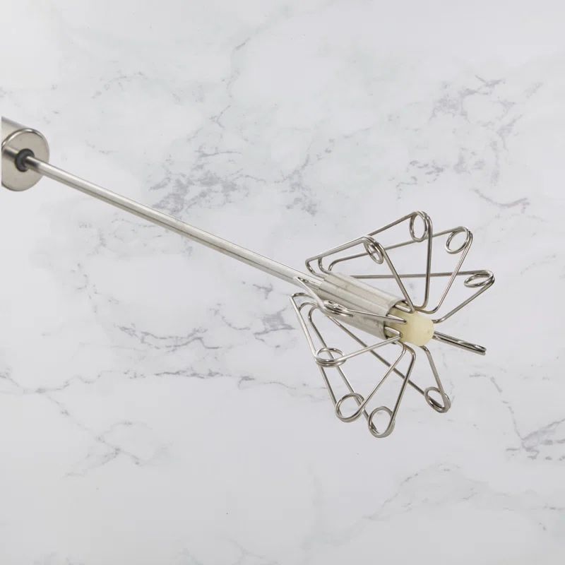 14-inch Black Stainless Steel Balloon Whisk with Ergonomic Handle