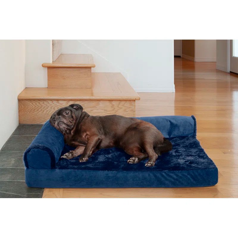Medium Deep Sapphire Orthopedic Foam Elevated Pet Bed